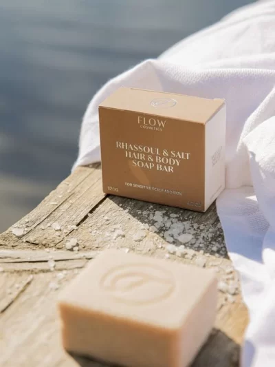 Shampoo bar Rhassoul & Salt – For sensitive scalps and dry skin